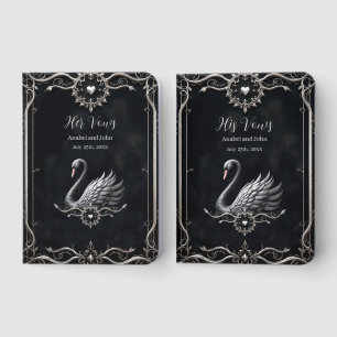 Eternal Swan of Love, Forever Begins Here. Foil Vow Books