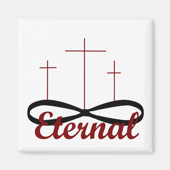 Eternal three crosses magnet (Front)
