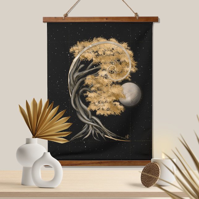 Eternal Transformation - Bonsai Butterfly Spirit Hanging Tapestry (Creator Uploaded)