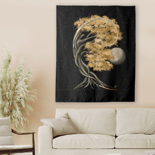 Eternal Transformation - Bonsai Butterfly Spirit Tapestry