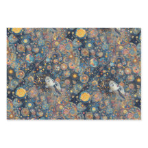 "Eternal Unfolding" Wrapping Paper Flat Sheets (3)