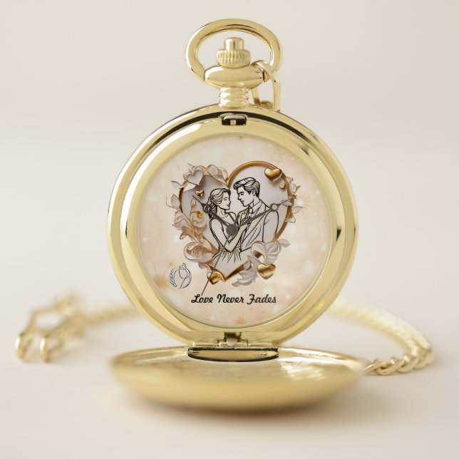 "Eternal valentine Love" Pocket Watch (Inside)