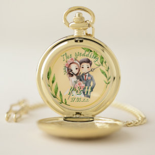 Eternal Vows - A Celebration of Love Pocket Watch
