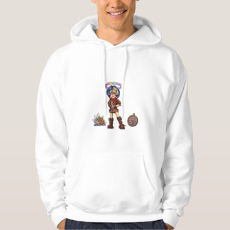 Eternal Voyager: Embroidered Cele Hoodie