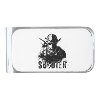 Eternal Watch Silver Finish Money Clip