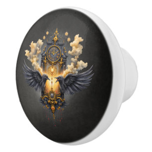 Eternal Witnesses – Clock of Crimson Fate.  Ceramic Knob