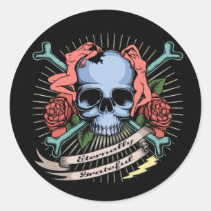 Eternally Grateful Classic Round Sticker