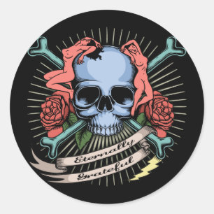 Eternally Grateful Classic Round Sticker