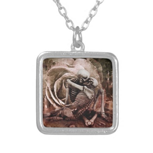 Eternally Yours Silver Plated Necklace