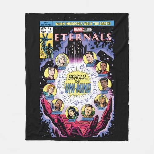 Eternals Classic Comic Book Cover Homage Fleece Blanket