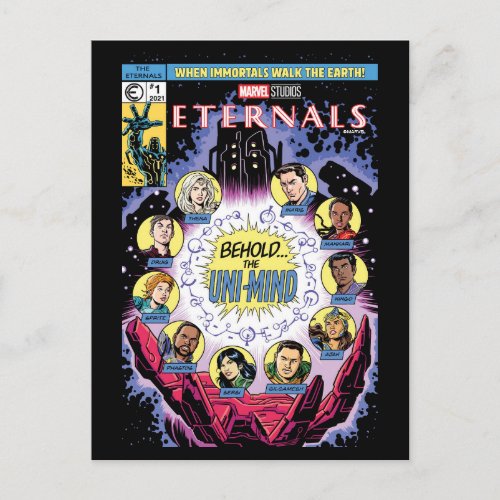 Eternals Classic Comic Book Cover Homage Postcard