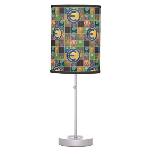 Eternals Costume Grid Pattern Table Lamp