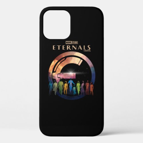 Eternals Galaxy Watercolor Badge iPhone 12 Case
