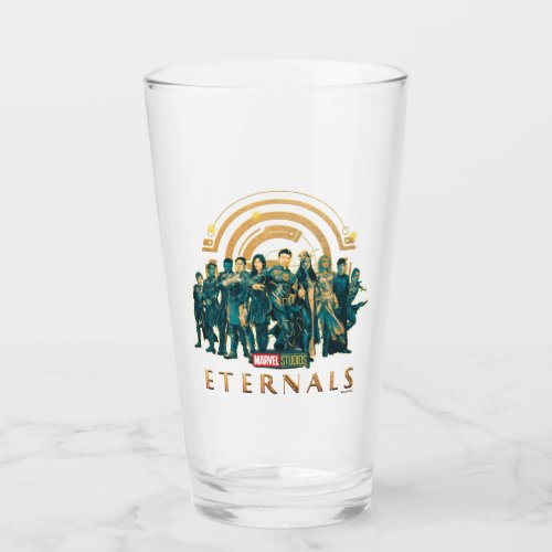 Eternals Group Painted Illustration Glass