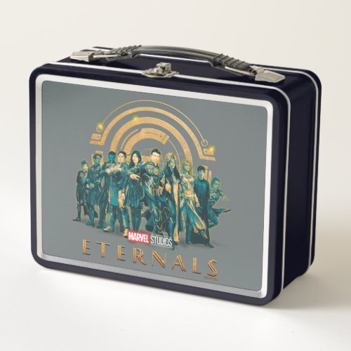Eternals Group Painted Illustration Metal Lunch Box