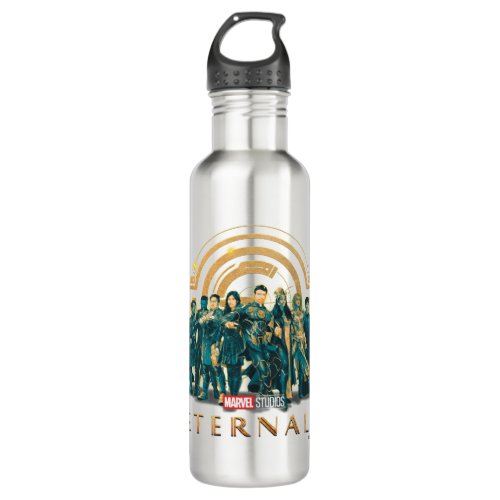 Eternals Group Painted Illustration Stainless Steel Water Bottle