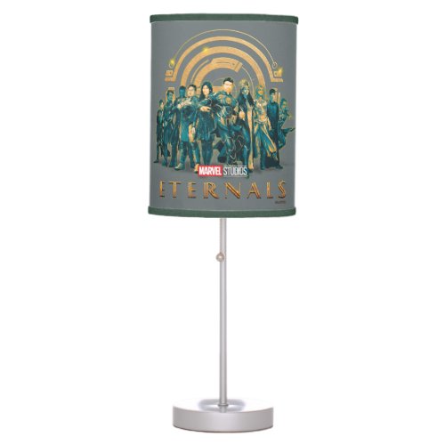 Eternals Group Painted Illustration Table Lamp