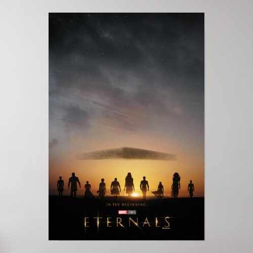 Eternals Sunrise Silhouette Theatrical Poster