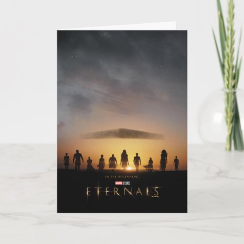 Eternals Sunrise Silhouette Theatrical Poster Card