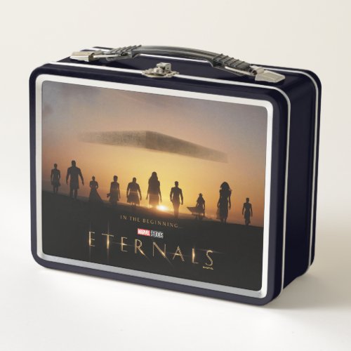 Eternals Sunrise Silhouette Theatrical Poster Metal Lunch Box