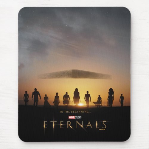 Eternals Sunrise Silhouette Theatrical Poster Mouse Pad