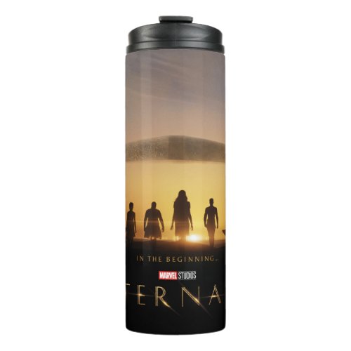 Eternals Sunrise Silhouette Theatrical Poster Thermal Tumbler
