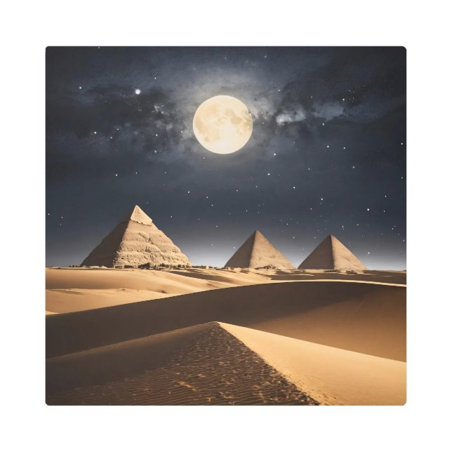 Eternity Beneath the Moon Metal Print (Front)
