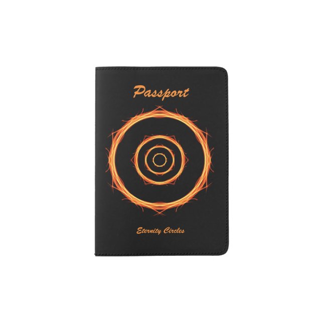 ☼ ETERNITY CIRCLES ☼ PASSPORT HOLDER (Front)