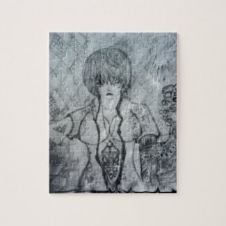 eternity girl from surrealism world jigsaw puzzle