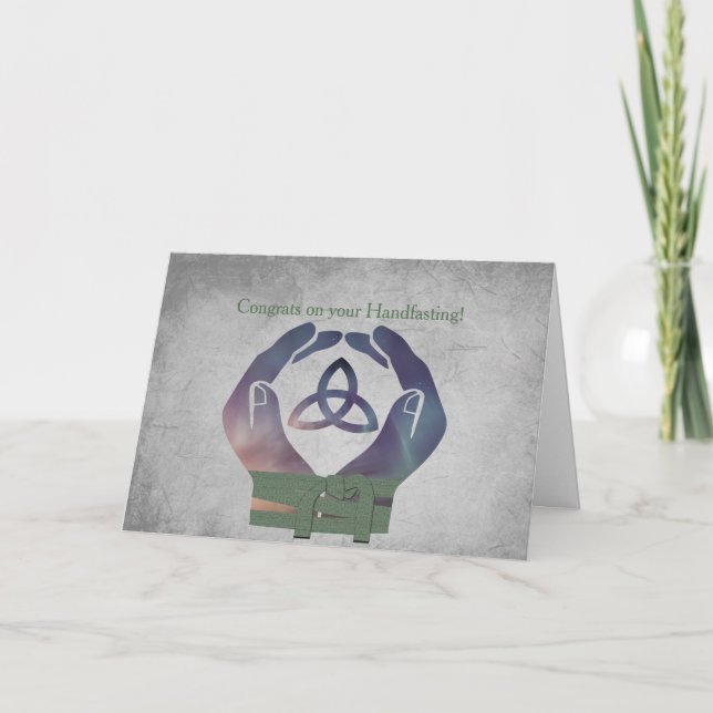 Eternity Handfasting Blessings Card (Front)