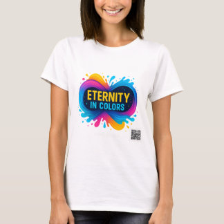 Eternity in Colors Vibrant Infinity Artwork T-Shirt