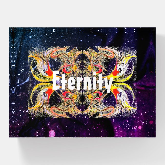 Eternity otherworldly  paperweight (Front)
