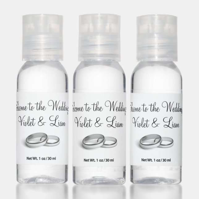 Eternity Wedding Hand Sanitizer - white (Set)