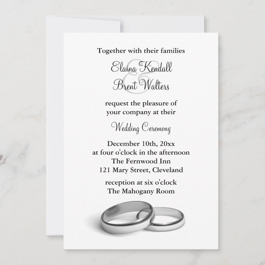 Eternity Wedding Invitation | Zazzle