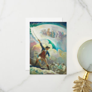 Ethan Allen, Forerunner of Independence by Wyeth Thank You Card