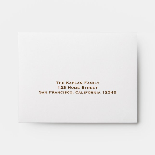 Ethan Elliott RSVP Envelope Textured Felt Paper (Front)