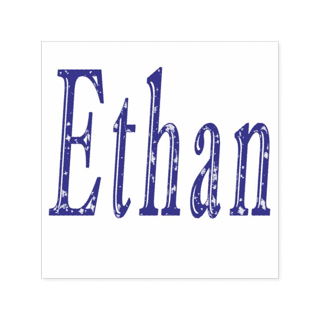 Ethan, Name, Logo, Self-inking Stamp (Design)