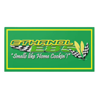 ETHANOL E85 Alternative Fuel Door Sign