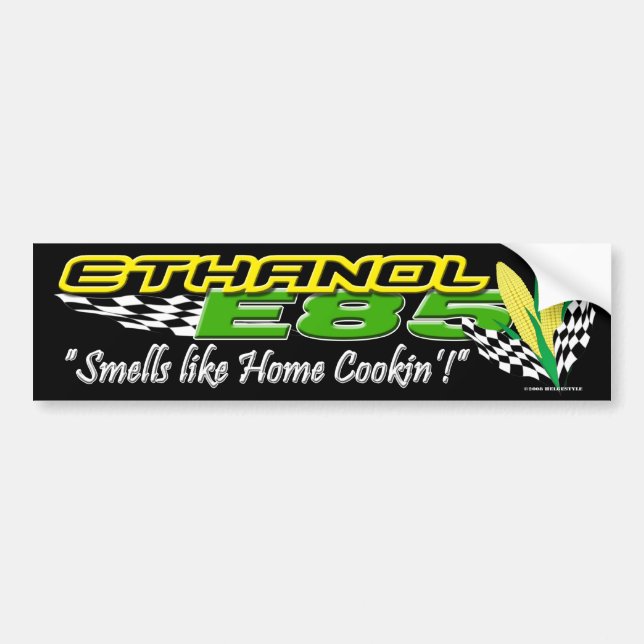ETHANOL E85 Bumper Sticker (Front)