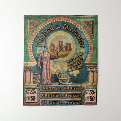 Ethelred the Enchanter Sideshow Banner Tapestry
