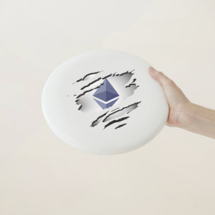 Ether Torn Image w/Reveal Underneath Wham-O Frisbee
