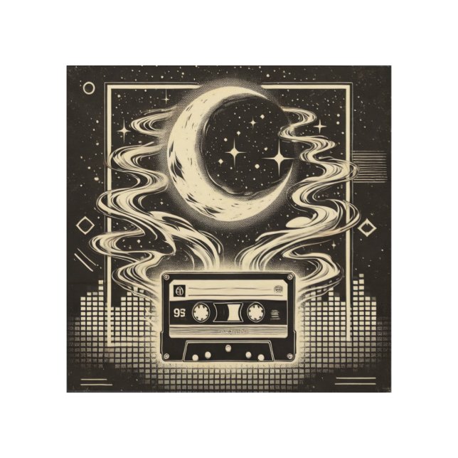  Ethereal 90s Retro Poster Design (Front)