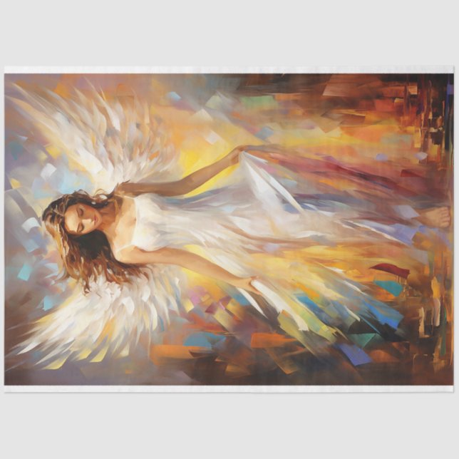Ethereal Angel Decoupage Tissue Paper (Front)