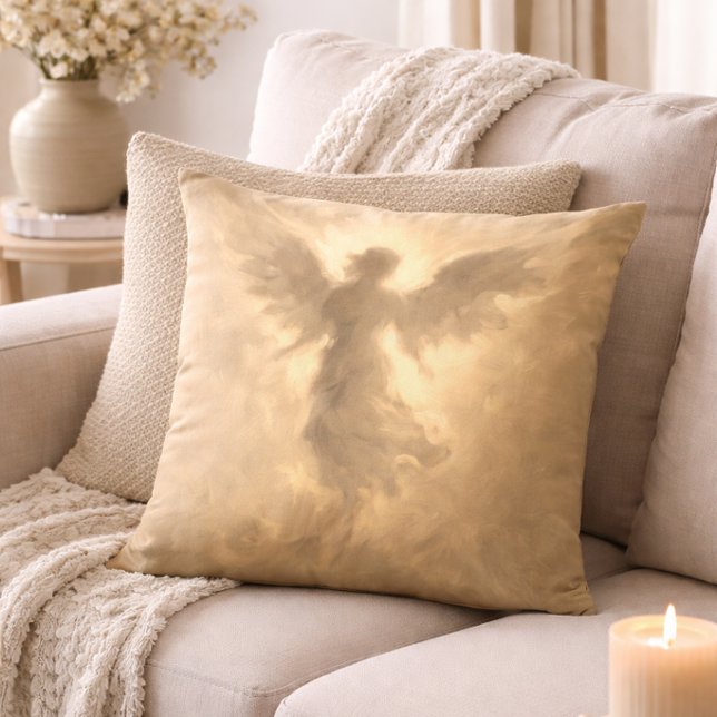 Ethereal Angel Spiritual  Throw Pillow (Creator Uploaded)