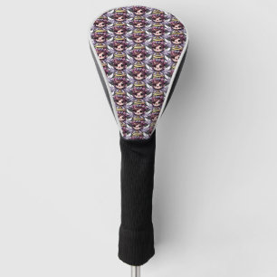 Ethereal Angelic Chibi - angel, halo, flowers Golf Head Cover