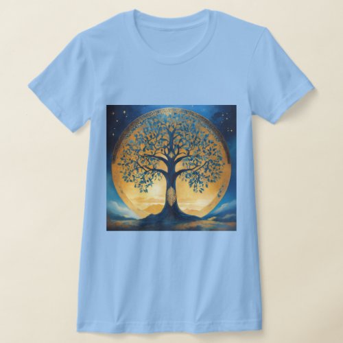 Ethereal Arboreal Enchanting T_Shirt Design
