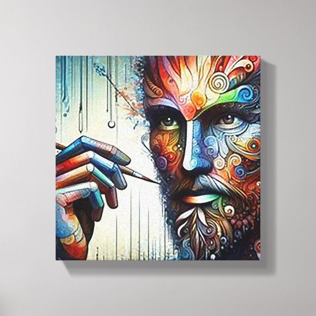 Ethereal Artist Stretched Canvas Print (Front)