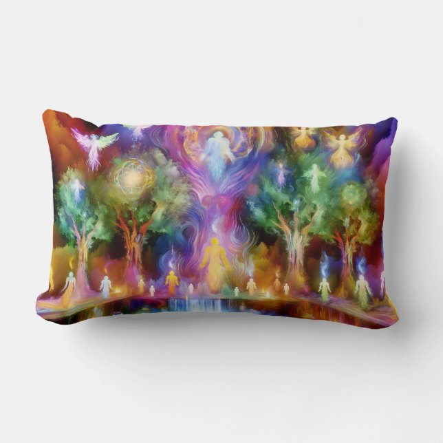 Ethereal awakening lumbar pillow (Front)