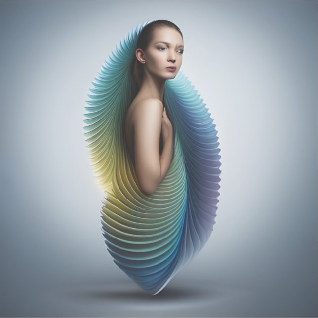 Ethereal Awakenng Removable Vinyl Sticker (Front)