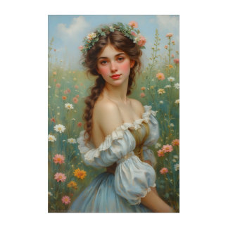 Ethereal Beauty in Bloom Acrylic Print